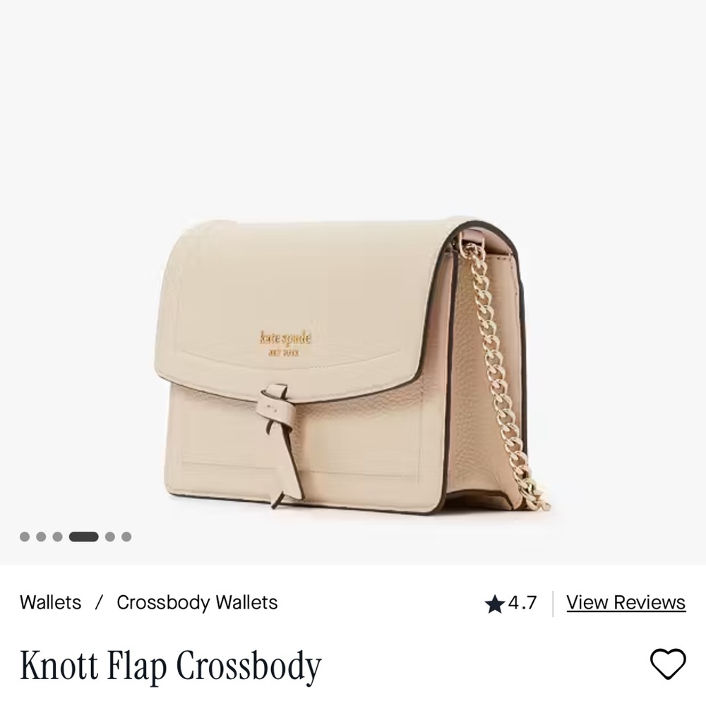 Kate Spade Beige Crossbody Bag with Chain Strap #summerluxury - Picture 4 of 6